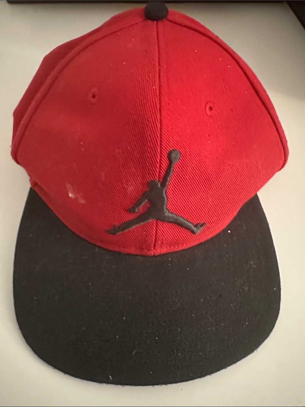 Jordan Red and Black Jumpman Kids Cap